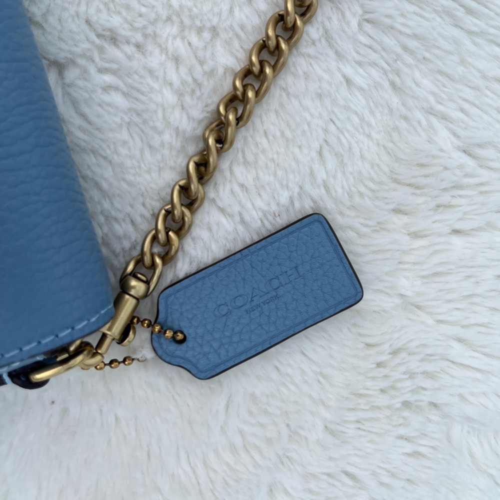 NWT Coach Crossbody in Bluebell with Removable Card Wallet - Picture 12 of 16